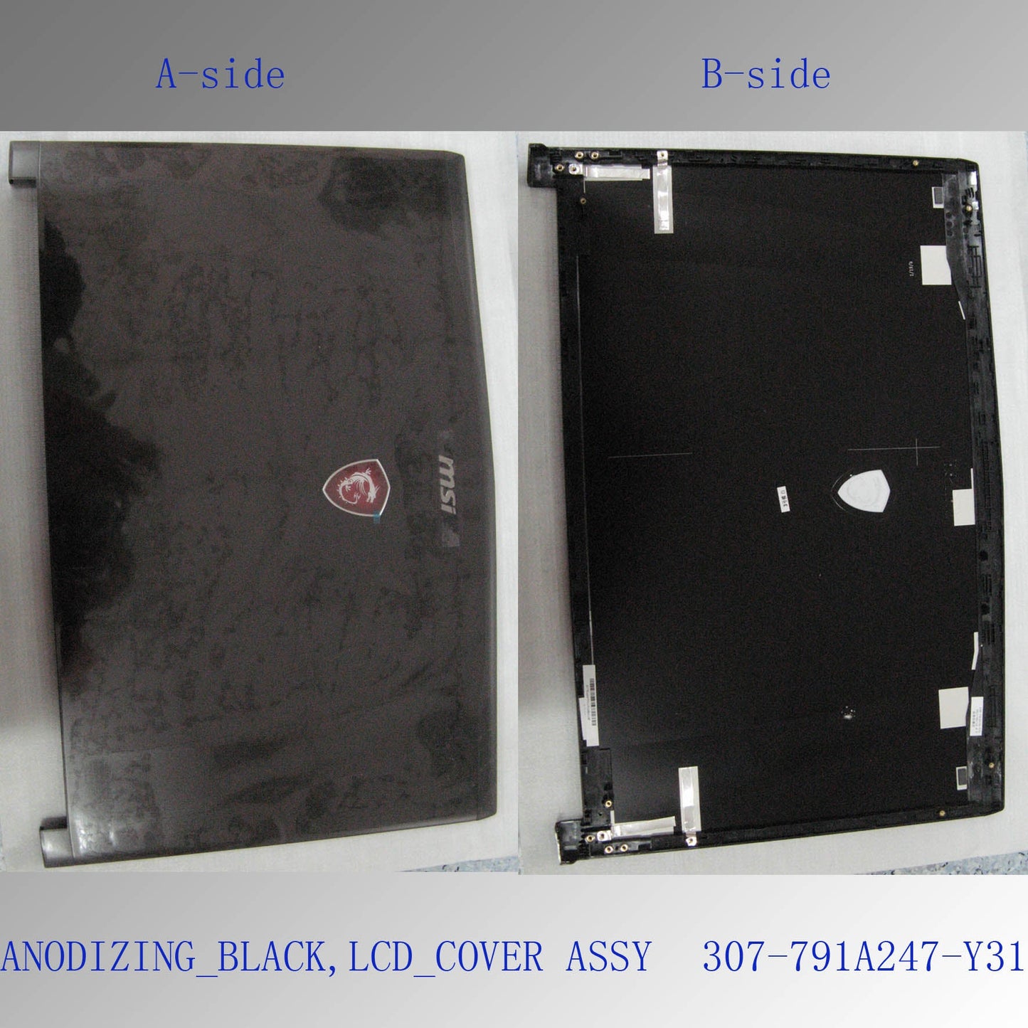 MSI LCD COVER (307-791A247-Y31)