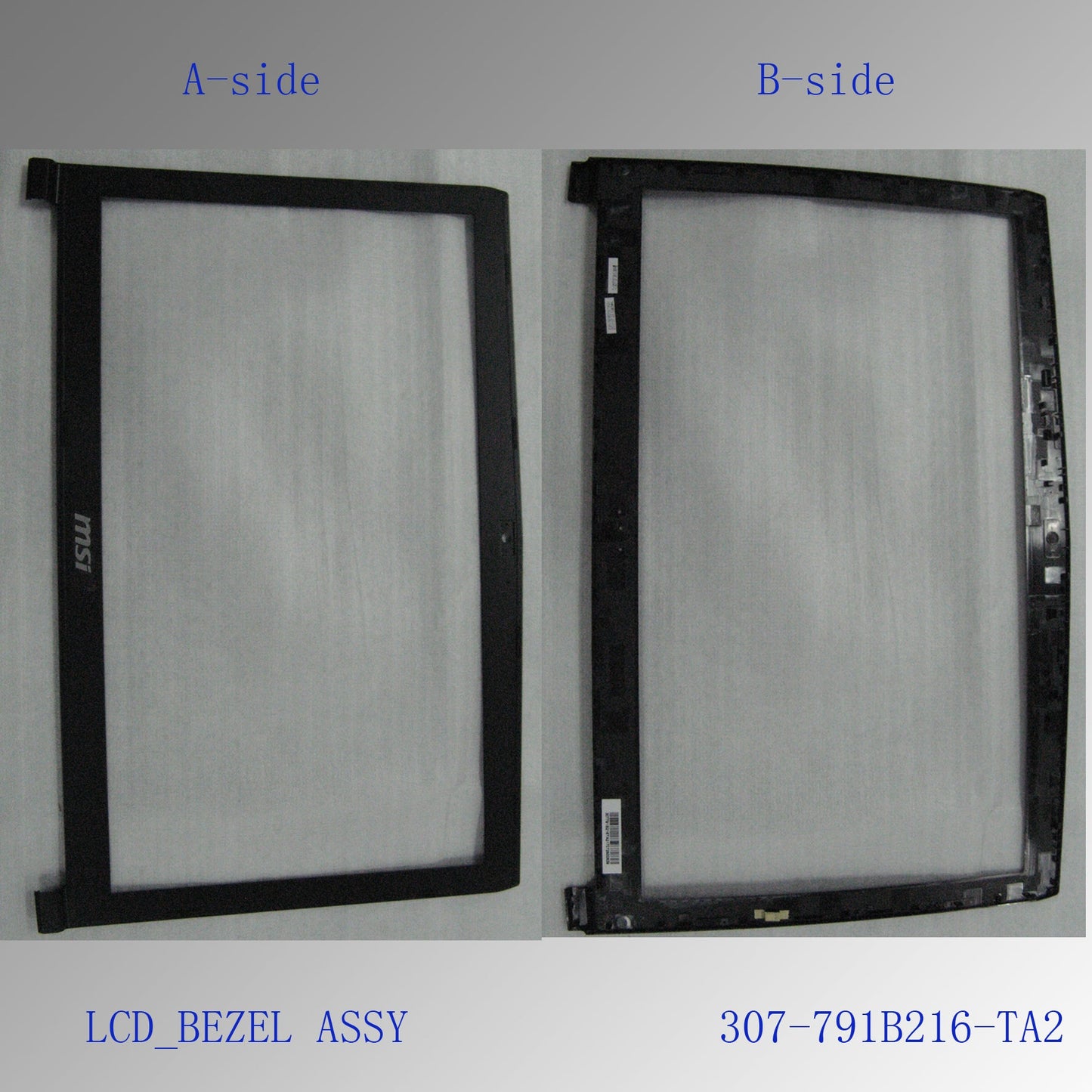 MSI LCD BEZEL (307-791B216-TA2)